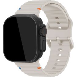 Mobilize Buckle Silikon Apple Watch Armband Dornschließe - 49/46/45/44 mm - Polarstern