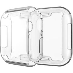 Mobigear Royal Dünn Apple Watch - 40 mm Hülle Flexibles TPU - Silber