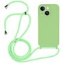 Mobigear Lanyard iPhone 14 Silikon Handykette - Grün