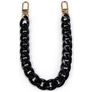 Mobigear Kunststoff Marble Chain Verstellbare Universal-Handykette - Schwarz