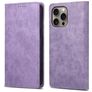 Mobigear Wallet iPhone 16 Pro Max Hülle Klapphülle Geldbörse - Lila