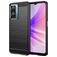 Mobigear Brushed Slim Realme Narzo 50 5G Hülle Flexibles TPU Backcover - Schwarz