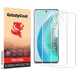GrizzlyCoat HONOR Magic 6 Lite Hydrogel TPU Displayschutz - Hüllenfreundlich + Applikator (2er Pack)