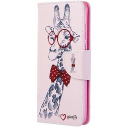 Mobigear Design Huawei P40 Hülle Klapphülle Geldbörse - Giraffe