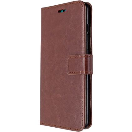 Mobigear Wallet Samsung Galaxy A51 Klapphülle Portemonnaie - Braun