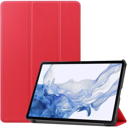 Mobigear Tri-Fold Samsung Galaxy Tab S9 Klapphülle - Rot
