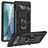 Mobigear Armor Ring Google Pixel 7 Hülle Hardcase Backcover Stoßfest mit Ringhalter - Schwarz