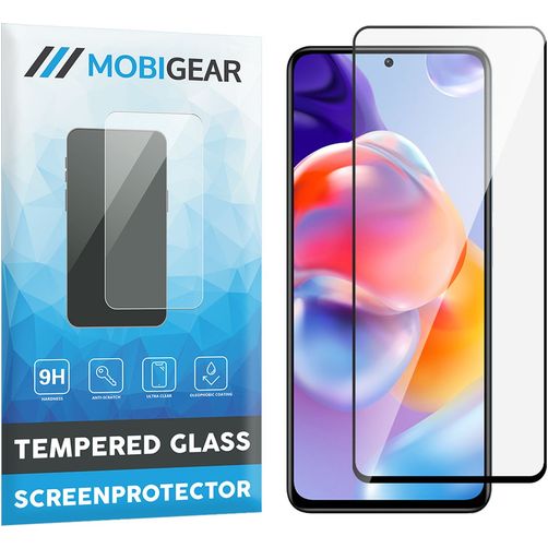 Mobigear Premium Xiaomi Redmi Note 11 Pro Plus 5G Panzerglas Displayschutz - Hüllenfreundlich - Schwarz