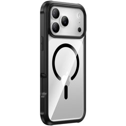 Valenta Full Cover iPhone 18 Pro Max MagSafe Gehärtetes Glas Backcover Shockproof - Transparent / Schwarz