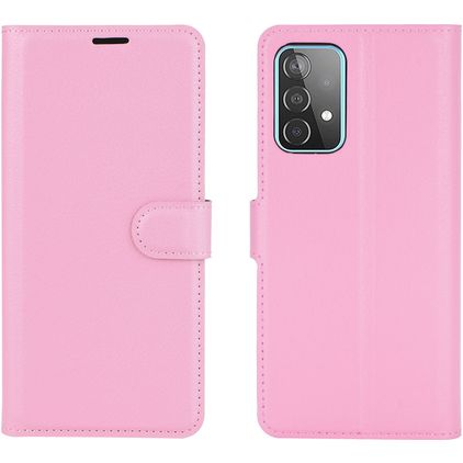 Mobigear Classic Samsung Galaxy A52s 5G Klapphülle Portemonnaie - Pink