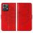 Mobigear Butterfly Motorola Moto G84 Hülle Klapphülle Geldbörse - Rot