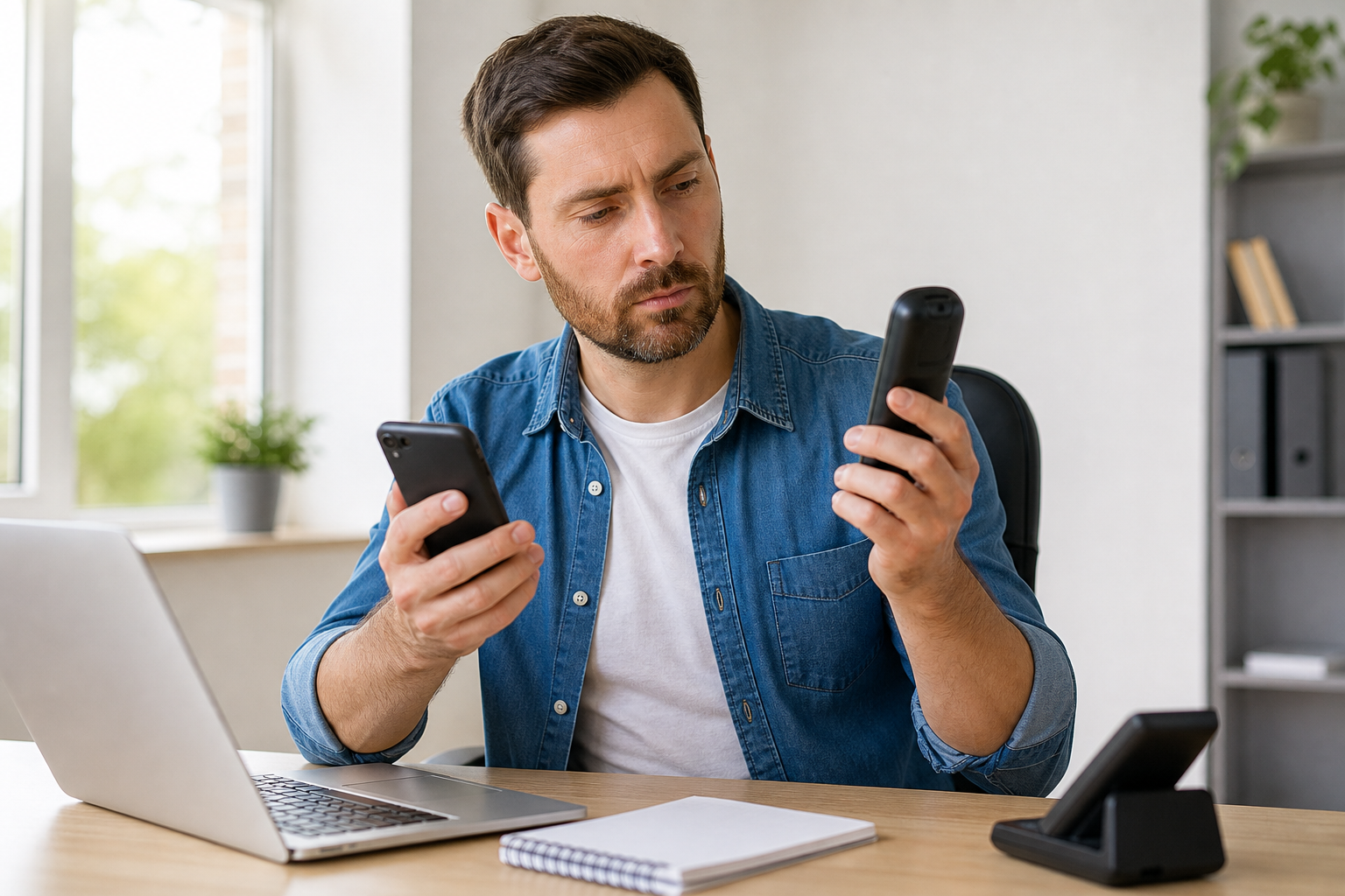 Unterschied zwischen Mobilrufnummern und festen Firmennummern suchen