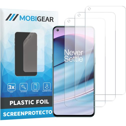 Mobigear OnePlus Nord CE Displayschutz Schutzfolie - Hüllenfreundlich (3er Pack)