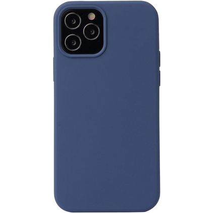 Mobigear Rubber Touch iPhone 13 Mini Silikon Hülle Backcover - Marineblau