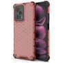 Mobigear Honeycomb POCO X5 Pro Hülle Hardcase Backcover Stoßfest - Rot
