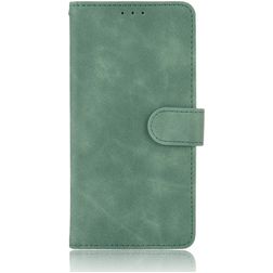 Mobigear Retro OnePlus Nord Hülle Klapphülle Geldbörse - Grün