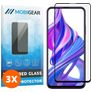 Mobigear Premium HONOR 9X Panzerglas Gehärtetes Glas Displayschutz - Hüllenfreundlich - Schwarz (3er Pack)