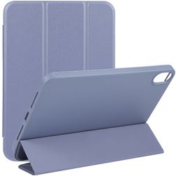 Mobigear Tri-Fold Gel iPad Mini 7 (2024) Hülle TPU,Kunstleder Klapphülle - Lavendel