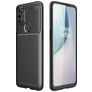 Mobigear Racing OnePlus Nord N100 Hülle Flexibles TPU Backcover - Schwarz