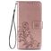 Mobigear Clover Samsung Galaxy S20 FE Hülle Klapphülle Geldbörse - Roségold