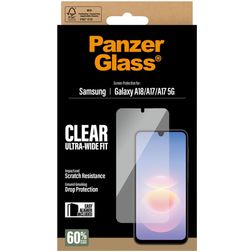 PanzerGlass Ultra-Wide Fit Samsung Galaxy A17 Panzerglas Displayschutz - Hüllenfreundlich
