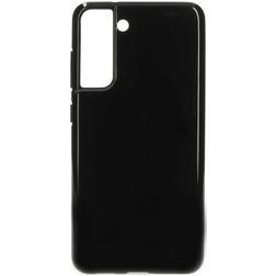 Mobiparts Classic Samsung Galaxy S21 FE Hülle Flexibles TPU Backcover - Schwarz