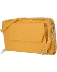 Antonio Fonzo Crossbody Clutch Handytasche - Large - Gelb