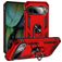 Mobigear Armor Ring Google Pixel 9 Hülle Hardcase Backcover Stoßfest mit Ringhalter - Rot