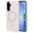 Mobiparts Slim Line Samsung Galaxy A36 MagSafe Hülle Hardcase Backcover - Off White
