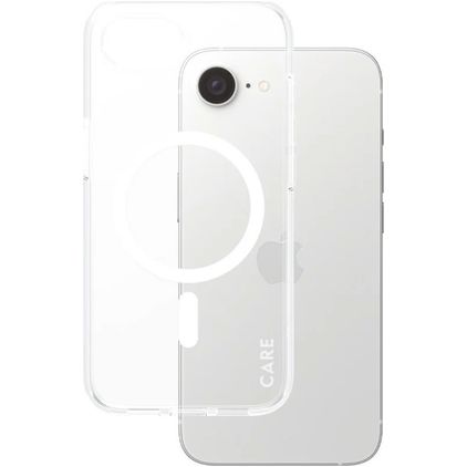 CARE by PanzerGlass Flagship Durchsichtig iPhone 17e MagSafe Hülle Hardcase Backcover - Transparent