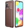 Mobigear Racing Xiaomi Redmi 9C Hülle Flexibles TPU Backcover - Braun