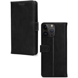 Mobilize Premium Gelly Wallet iPhone 14 Pro Max Klapphülle Portemonnaie - Schwarz