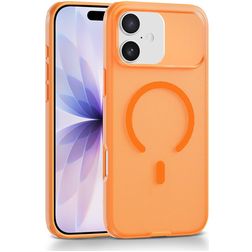 Mobigear Shockproof Grip iPhone 17 MagSafe Hülle Hardcase Backcover - Orange