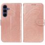 Mobigear Butterfly Samsung Galaxy S26 FE Hülle Klapphülle Geldbörse - Roségold