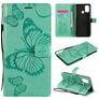 Mobigear Butterfly OPPO A53s Klapphülle Portemonnaie - Türkis