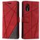 Mobigear Rhombus Samsung Galaxy Xcover 7 Klapphülle Portemonnaie - Rot