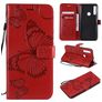 Mobigear Butterfly Huawei P Smart Z Hülle Klapphülle Geldbörse - Rot