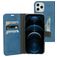 Mobiparts Classic Wallet iPhone 12 Pro Max Hülle Klapphülle Geldbörse - Steel Blue