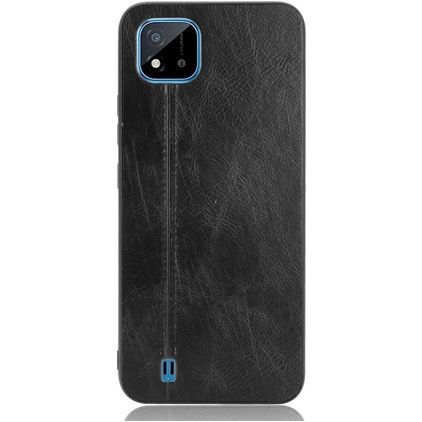 Mobigear Stitch Realme C11 (2020) Hülle Backcover - Schwarz
