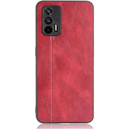 Mobigear Stitch Realme GT Backcover - Rot