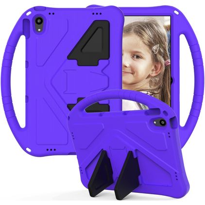 Mobigear AeroArmor Lenovo Tab P11 Gen 1 Tablet Hülle für Kinder mit Tragegriff + Stifthalter - Lila