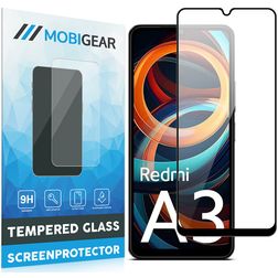 Mobigear Premium Xiaomi Redmi A3 Panzerglas Displayschutz - Hüllenfreundlich