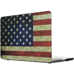 Mobigear Design MacBook Pro 13 Zoll (2012-2015) Hardcase Hülle MacBook Case - US Flag - Model A1425 / A1502