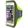 Mobiparts Comfort Fit Handyhalterung Joggen iPhone 7 Sporthülle Neopren Sportarmband - Neon Green