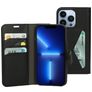 Mobiparts Classic Wallet iPhone 13 Pro Hülle Klapphülle Geldbörse - Schwarz