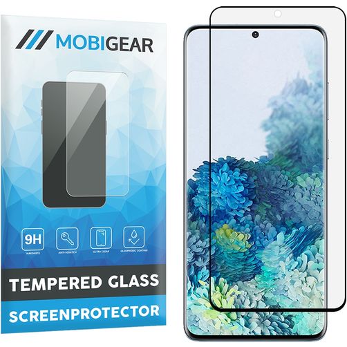 Mobigear Premium Samsung Galaxy S20 Plus Panzerglas Displayschutz - Hüllenfreundlich - Schwarz