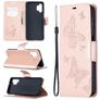 Mobigear Butterfly Samsung Galaxy A32 5G Hülle Klapphülle Geldbörse - Roségold