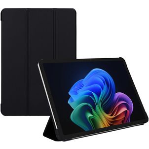 Mobiparts Tri Fold Microsoft Surface Pro 12 Zoll Hülle Klapphülle - Schwarz