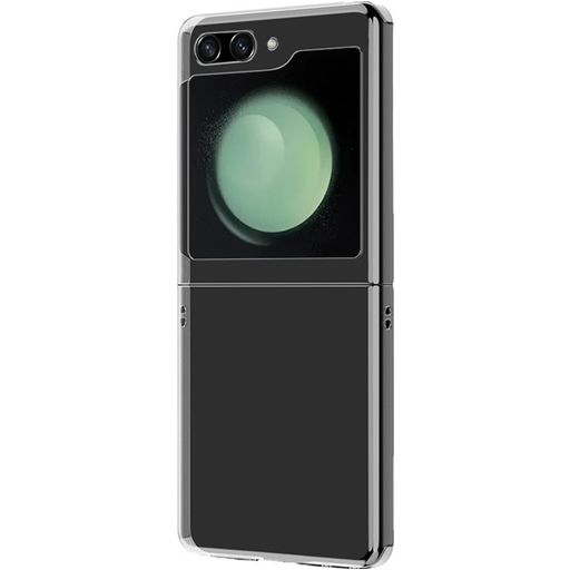 Mobigear Crystal Durchsichtig Samsung Galaxy Z Flip 5 Hülle Hardcase Backcover - Transparent
