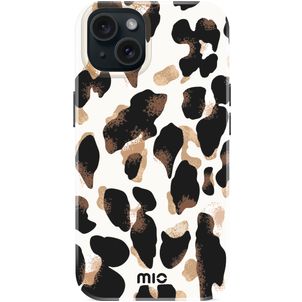 MIO iPhone 15 MagSafe Hülle Hardcase Backcover - Leopard